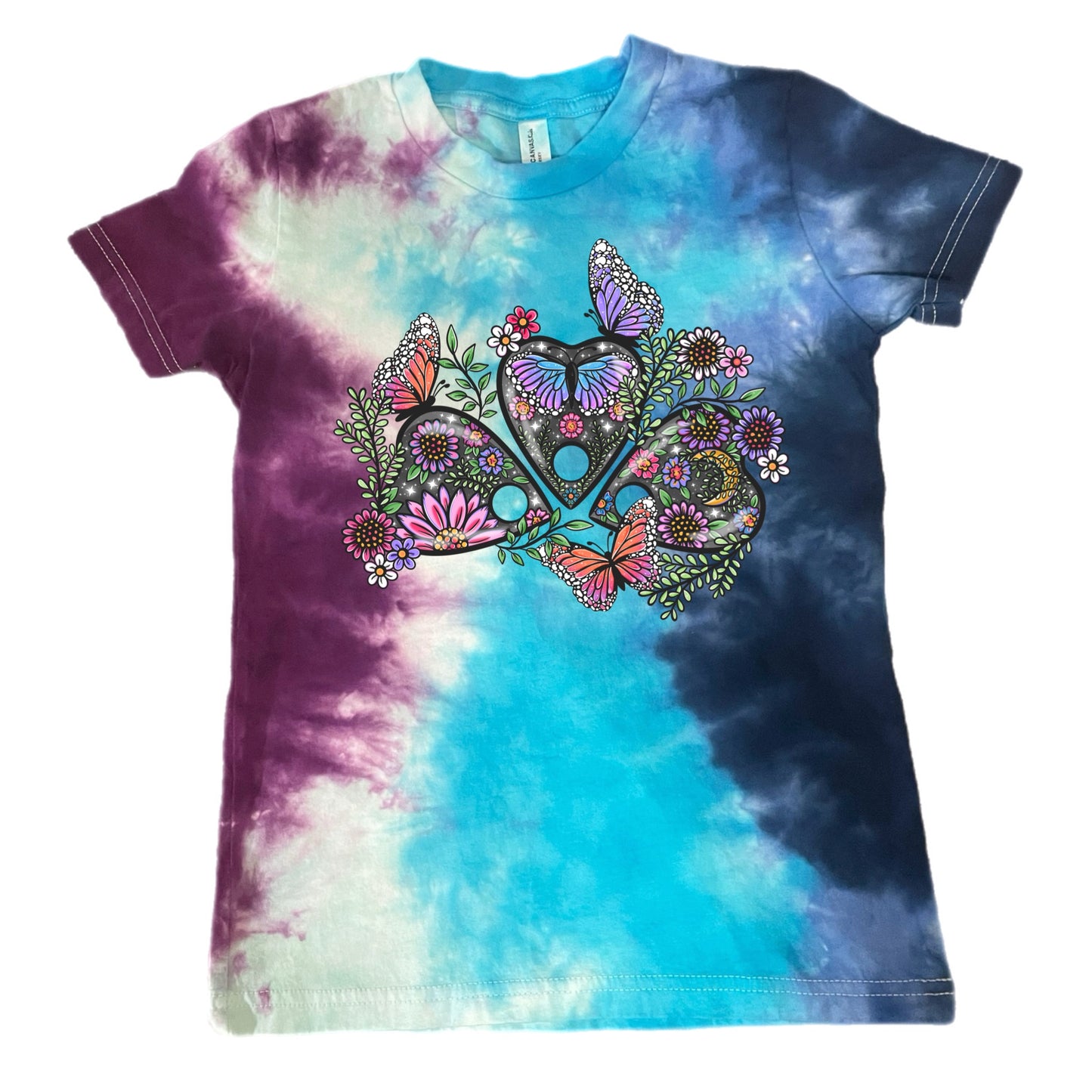 Floral Planchette Tie Dye T-Shirt