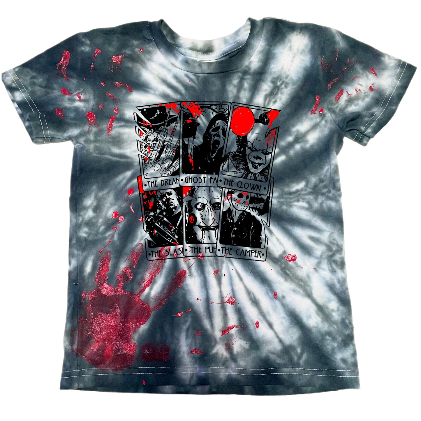Creepy Tarot Cards Tie Dye T-Shirt