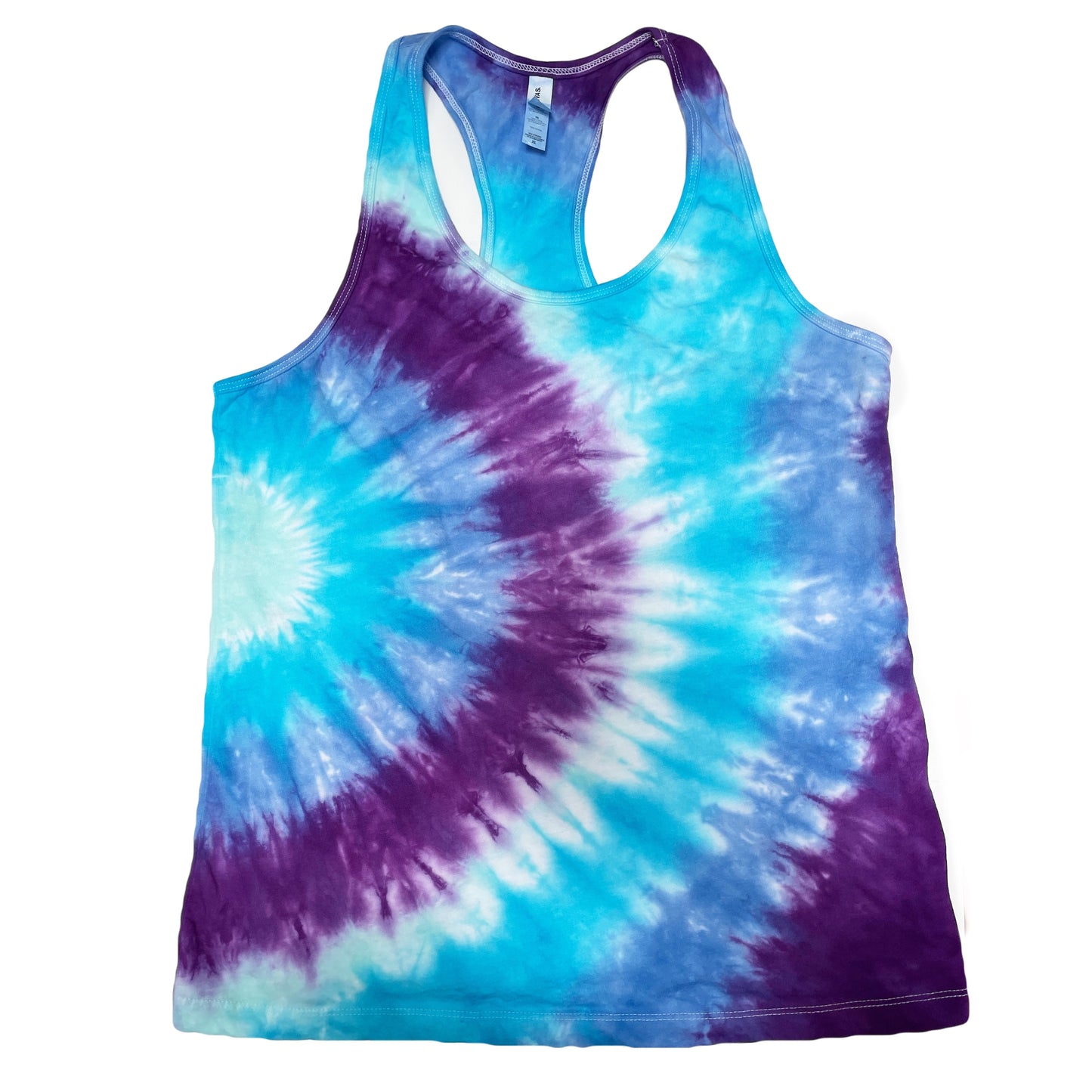 Purple and Blue Tie Dye Tank