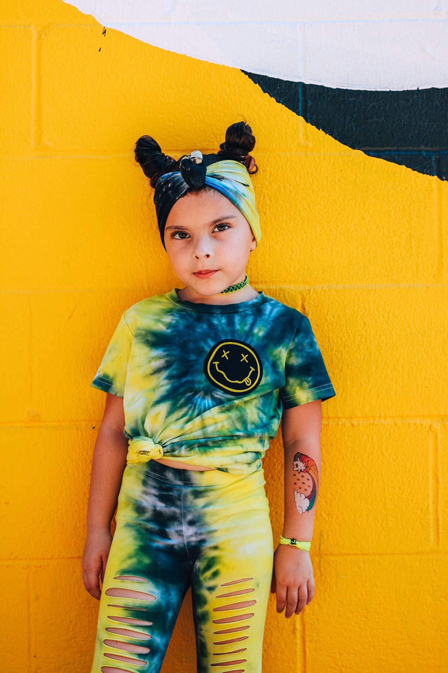 Nirvana Patch Tie Dye T-Shirt