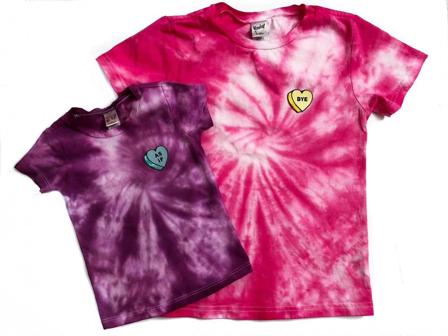 AS IF Heart Patch Tie Dye T-Shirt