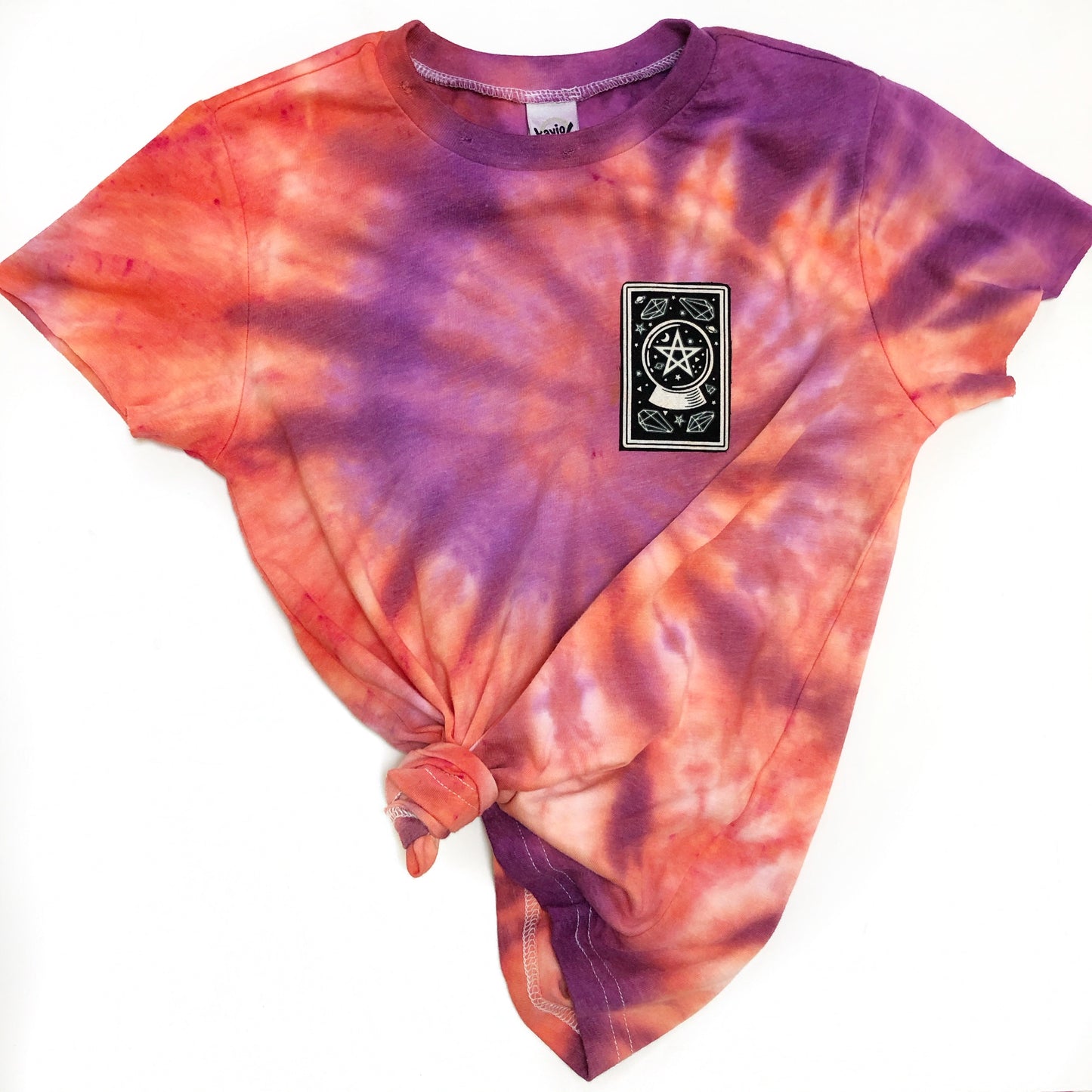 Crystal Ball Tarot Card Patch T-Shirt