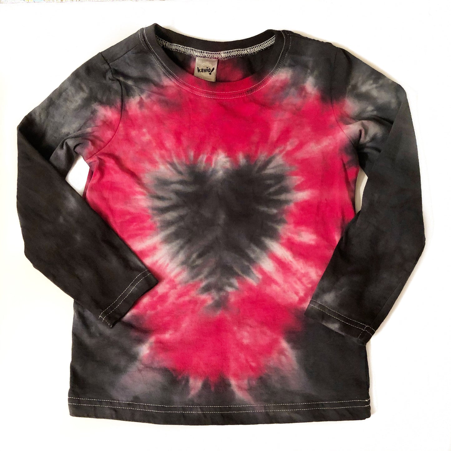 Anti-Valentines Black Heart Tie Dye T-Shirt