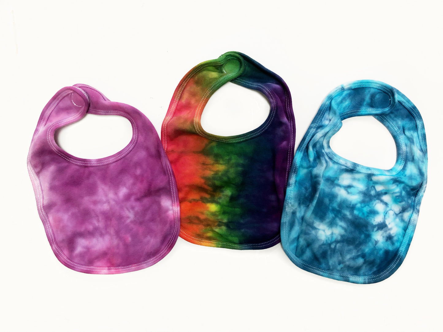 Tie dye bibs