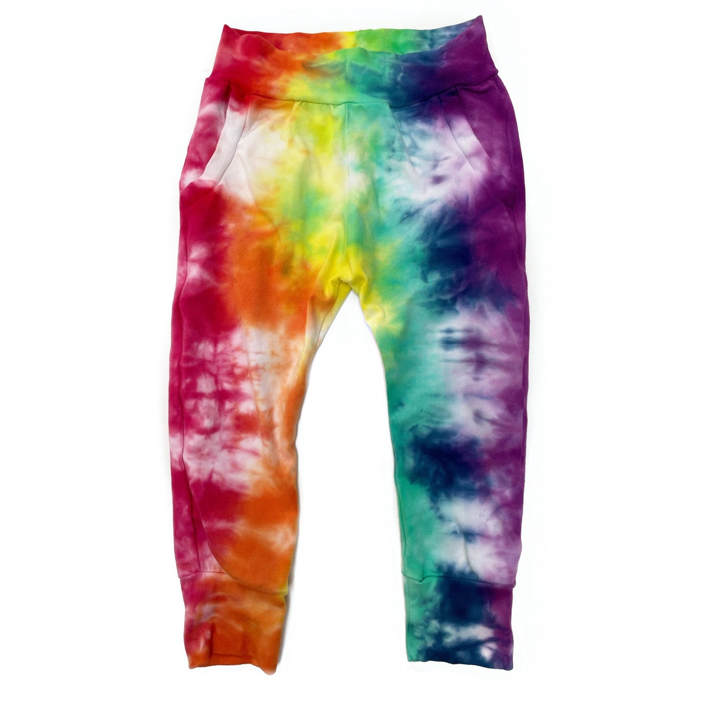 Hand Dyed Rainbow Joggers