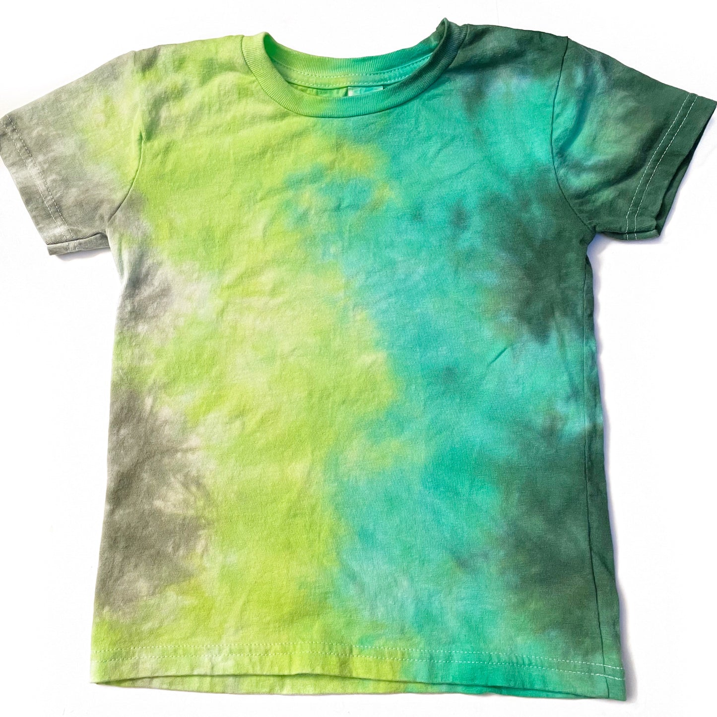 Green Monochrome Tie Dye T-Shirt