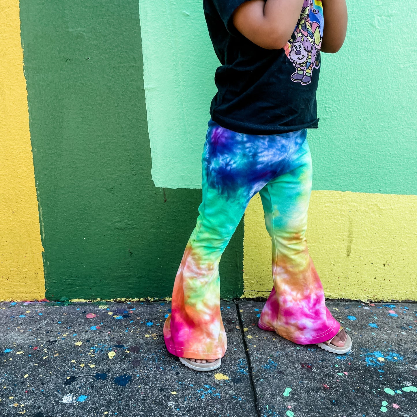 Rainbow Bell Bottoms