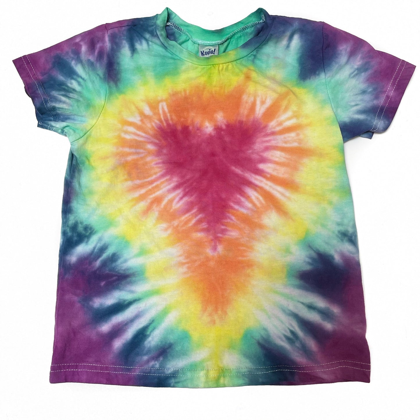 Rainbow Heart Tie Dye T-Shirt