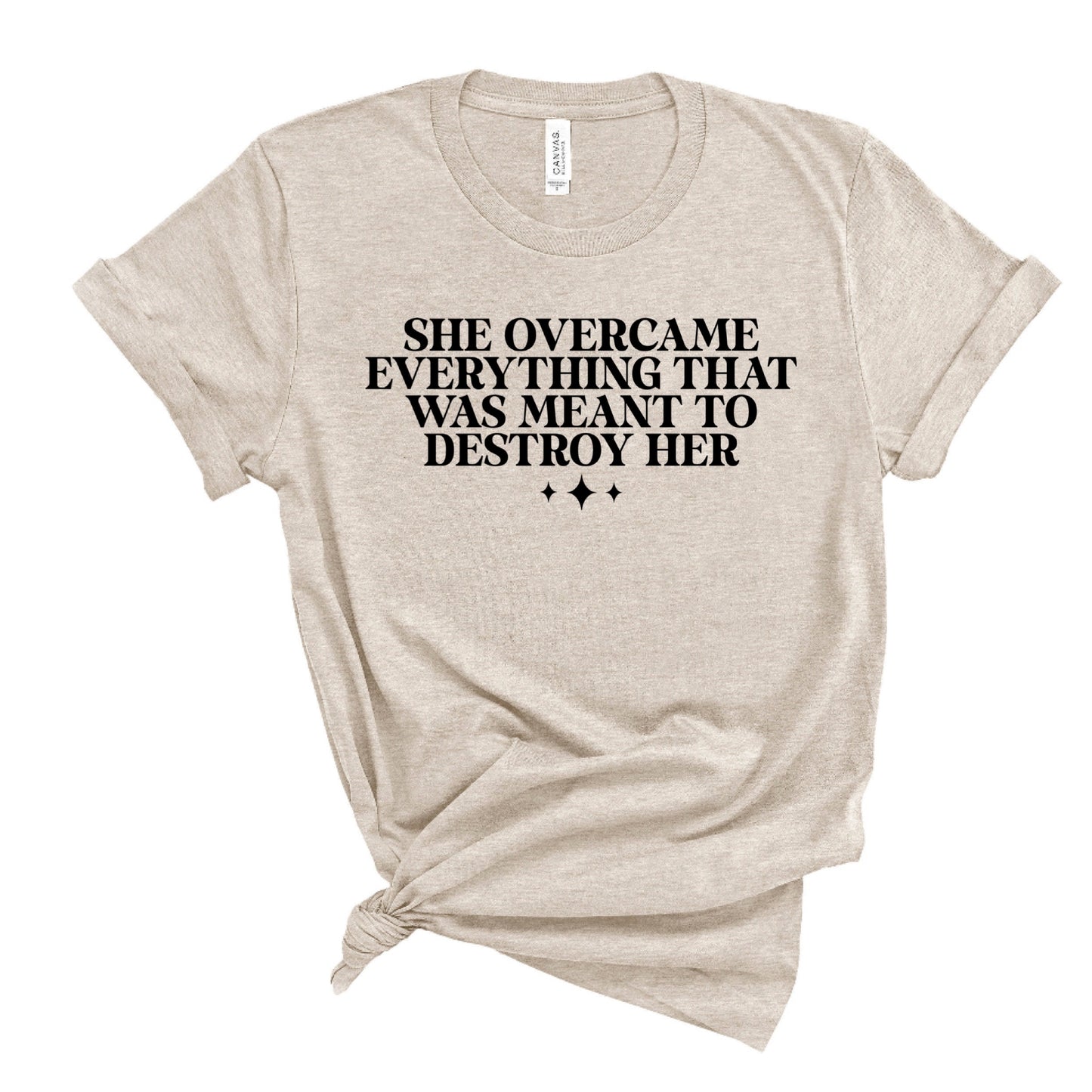 She Overcame T-Shirt