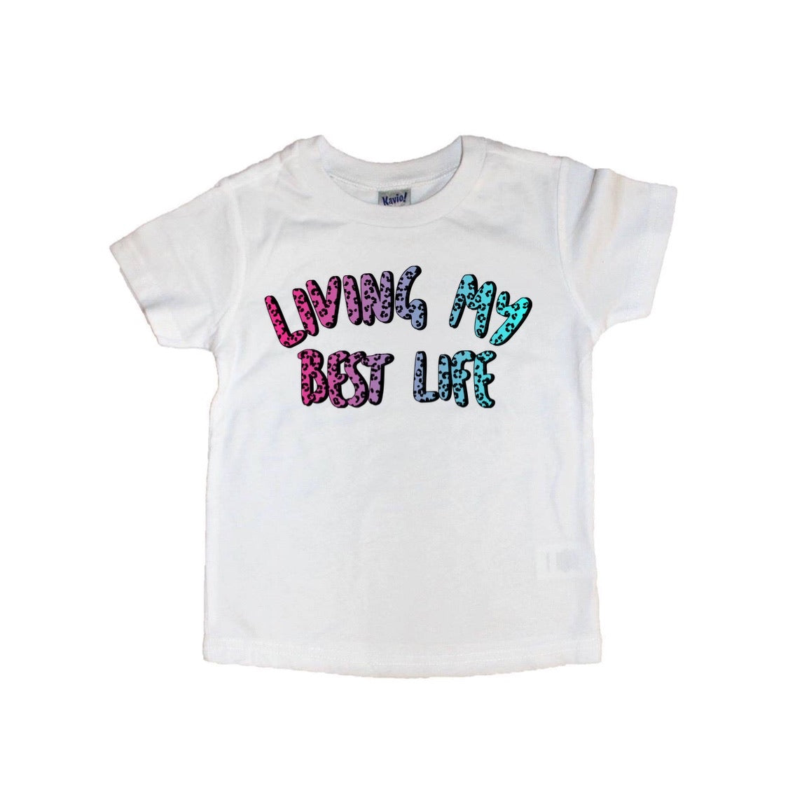 Living My Best Life Rainbow T-shirt