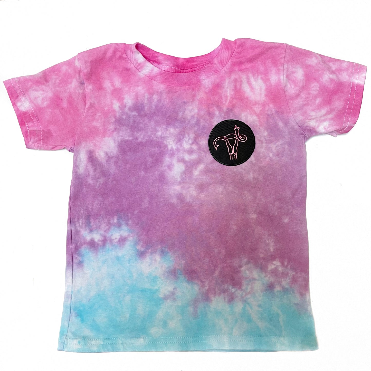 Uterus F you Tie Dye Patch T-Shirt