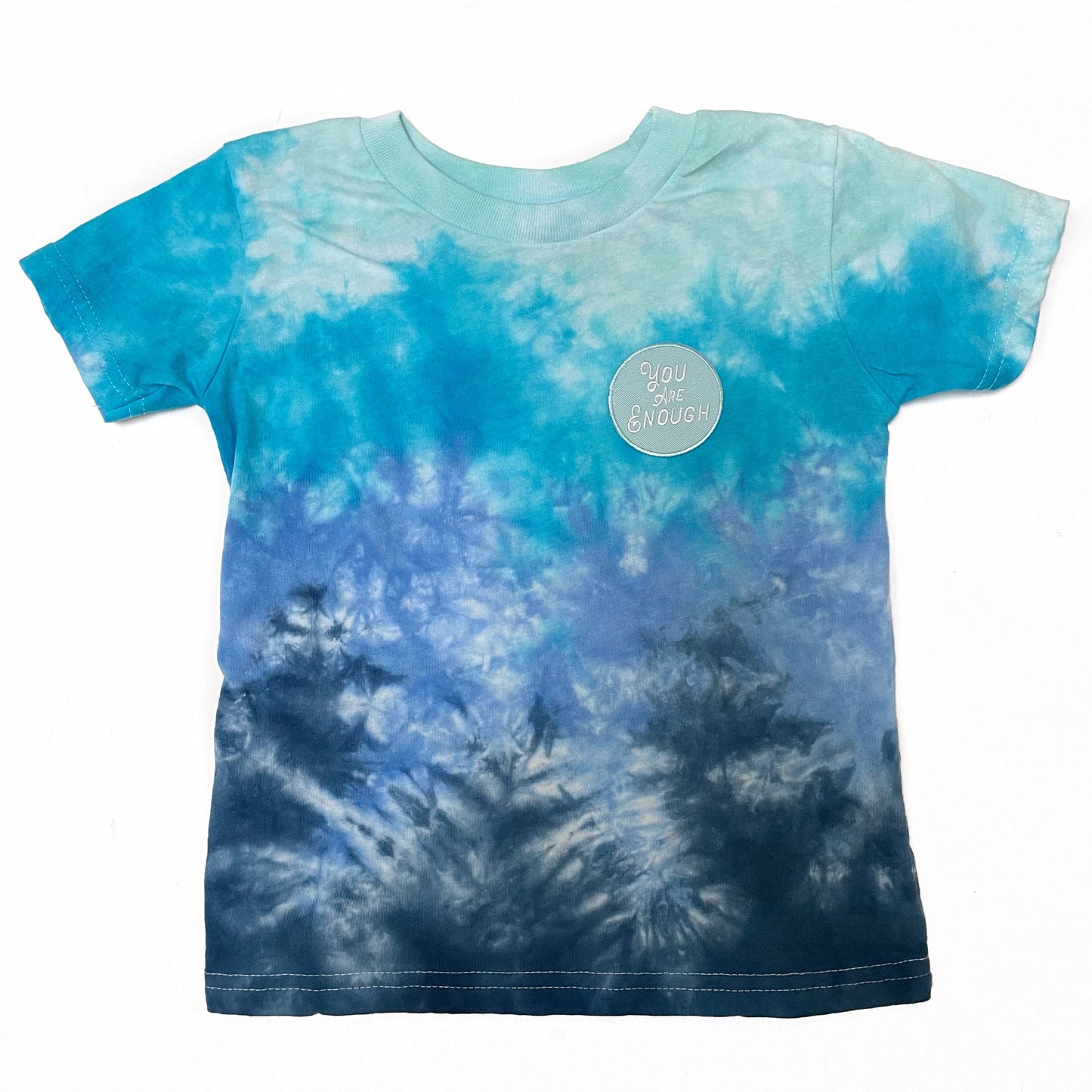 You Are Enough Tie Dye Patch T-Shirt
