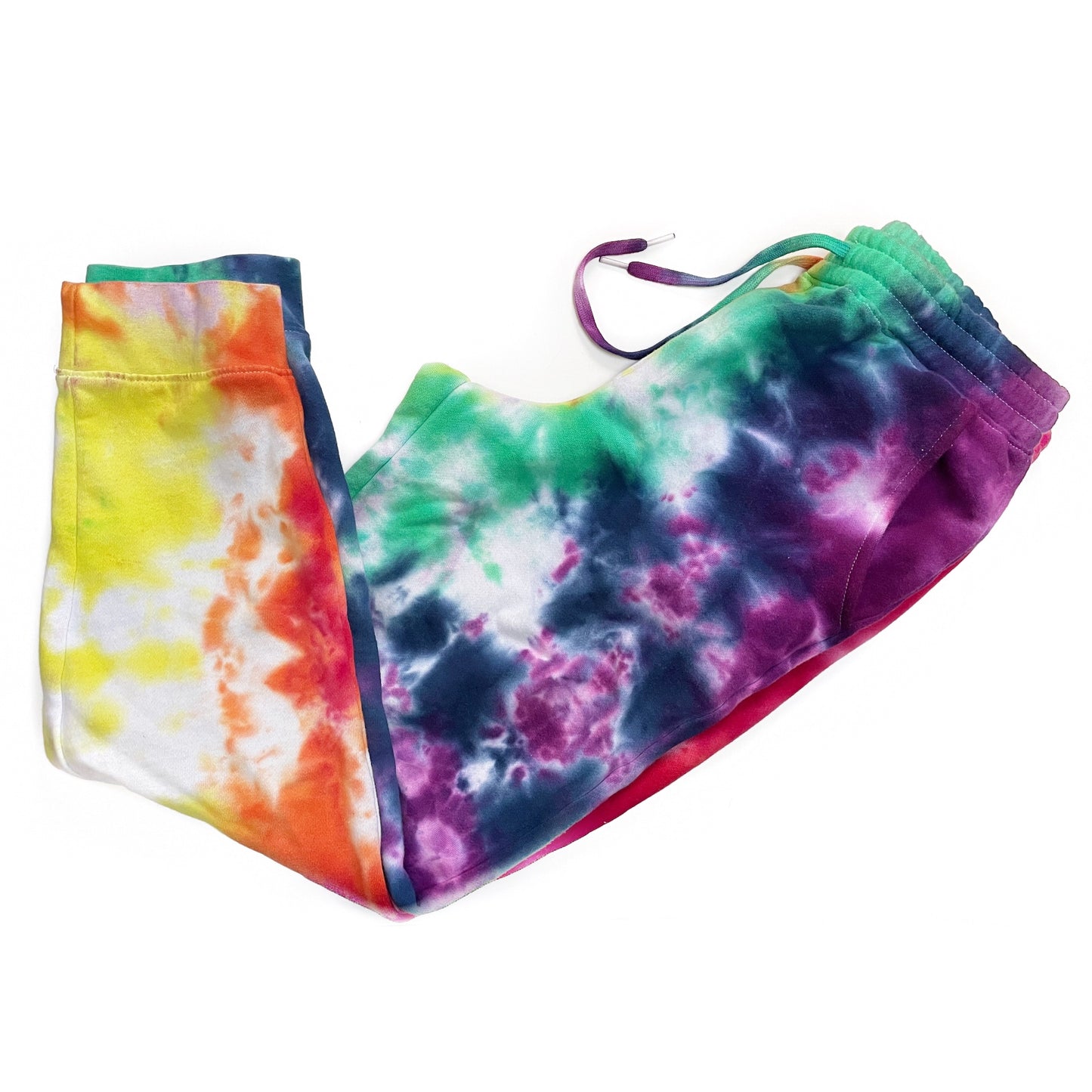 Hand Dyed Adult Rainbow Joggers