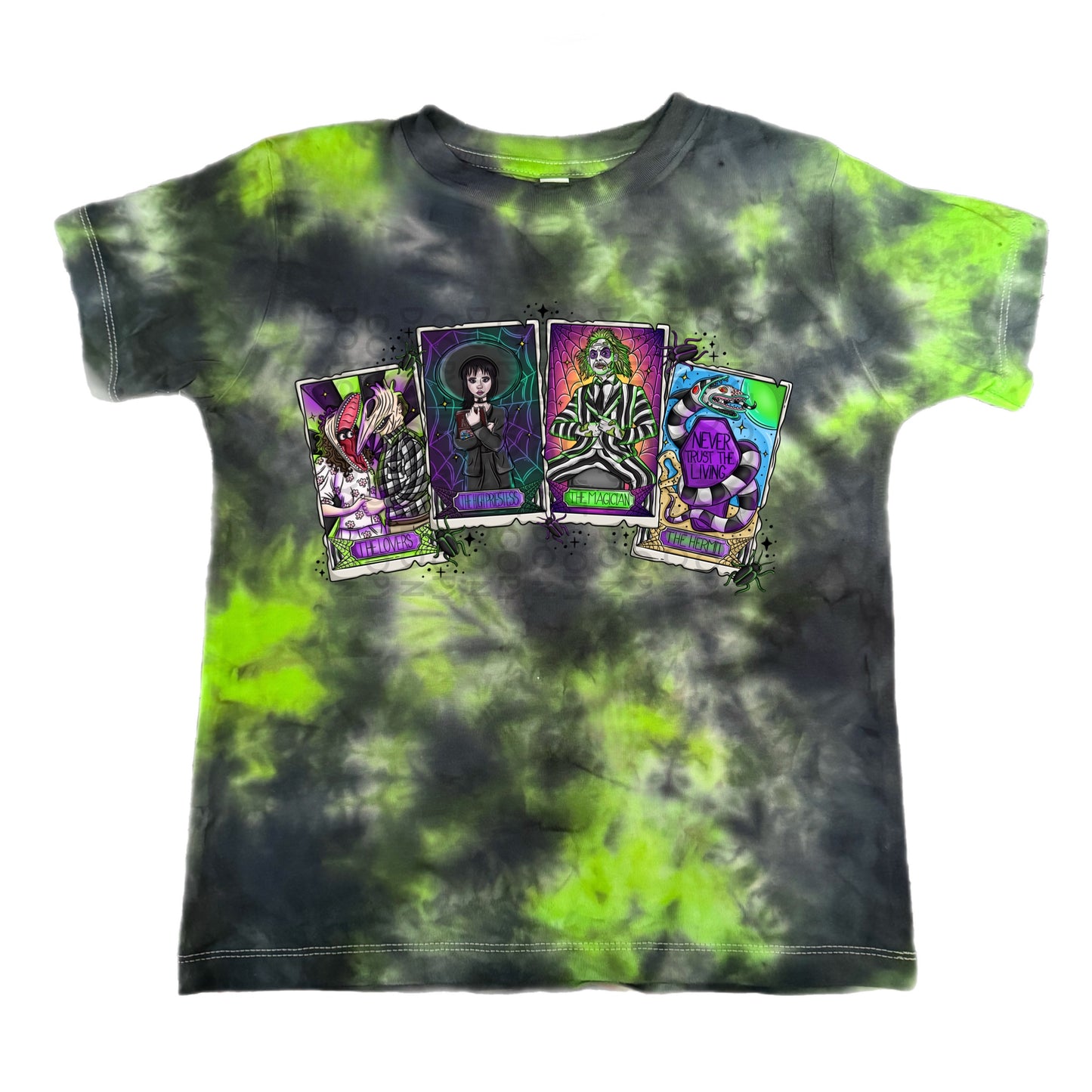 Juice Tarot Cards Tie Dye T-Shirt