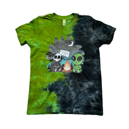 Alien and Reaper Tie Dye T-Shirt