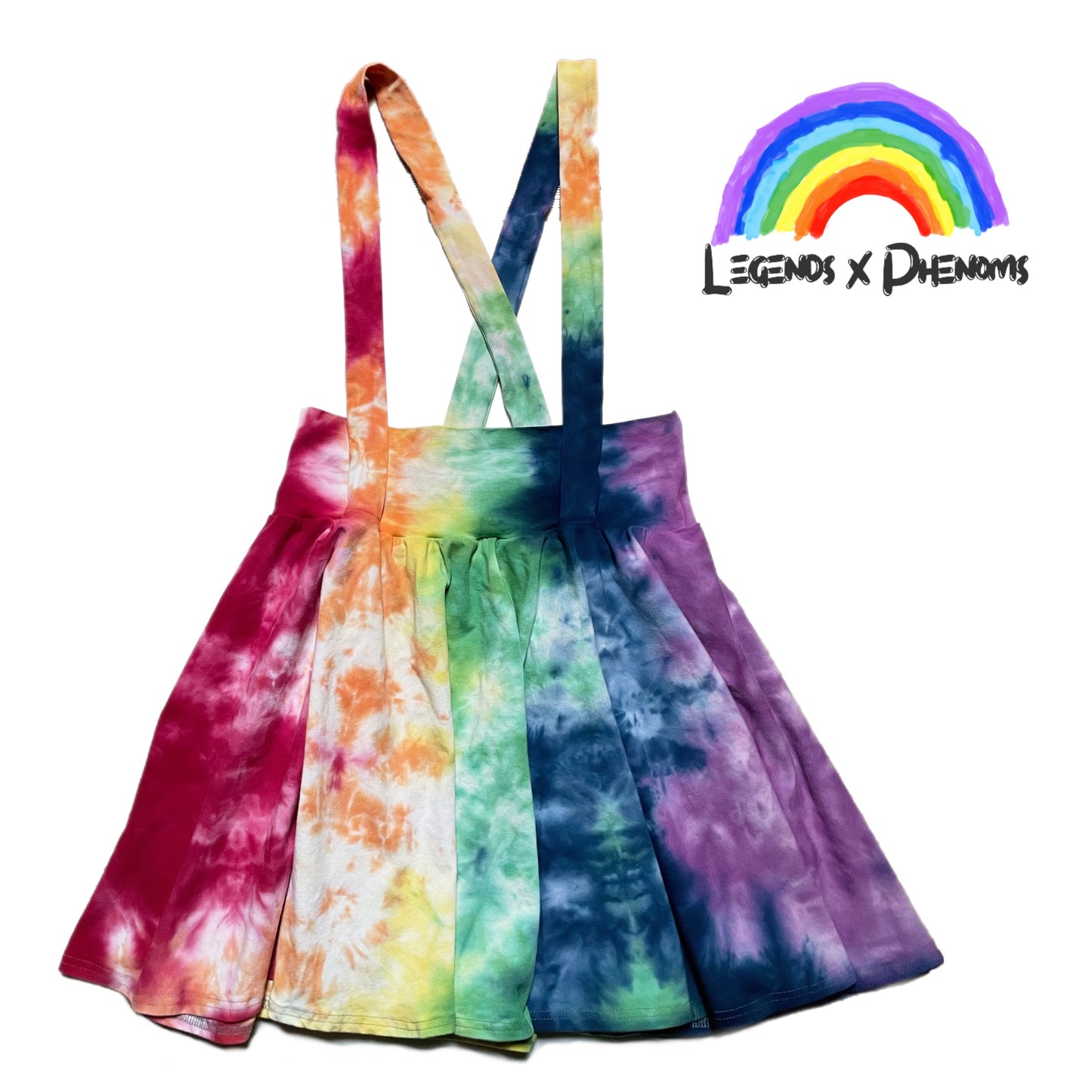 Rainbow Suspender Skirt