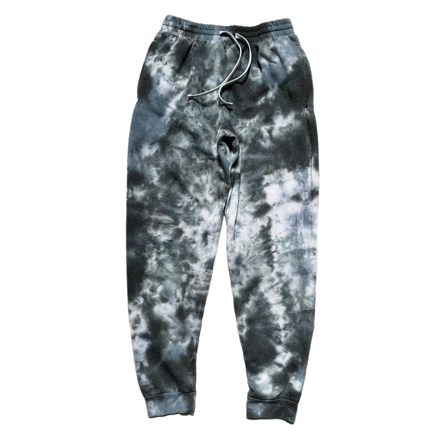 Black Monochrome Hand Dyed Adult Joggers