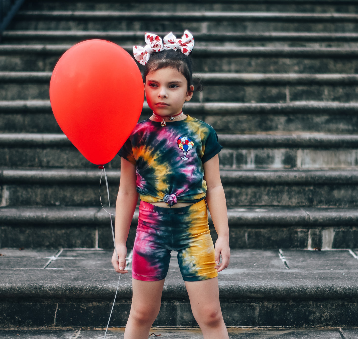 IT Ballons Tie Dye Patch T-Shirt