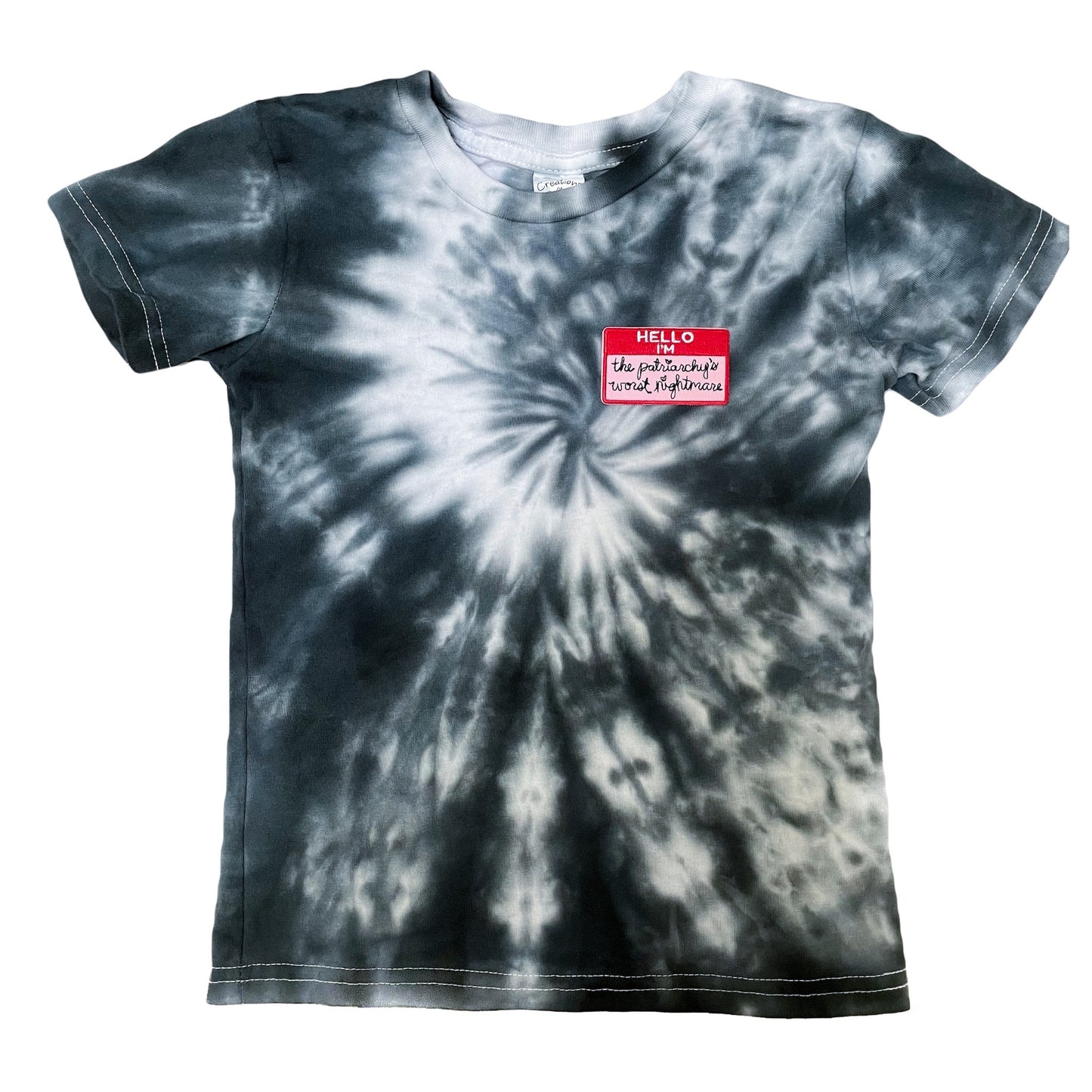 Hello I’m The Patriarchy’s Worst Nightmare Tie Dye Patch T-Shirt