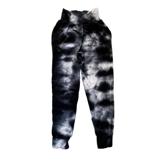 Hand Dyed Black Monochrome Joggers