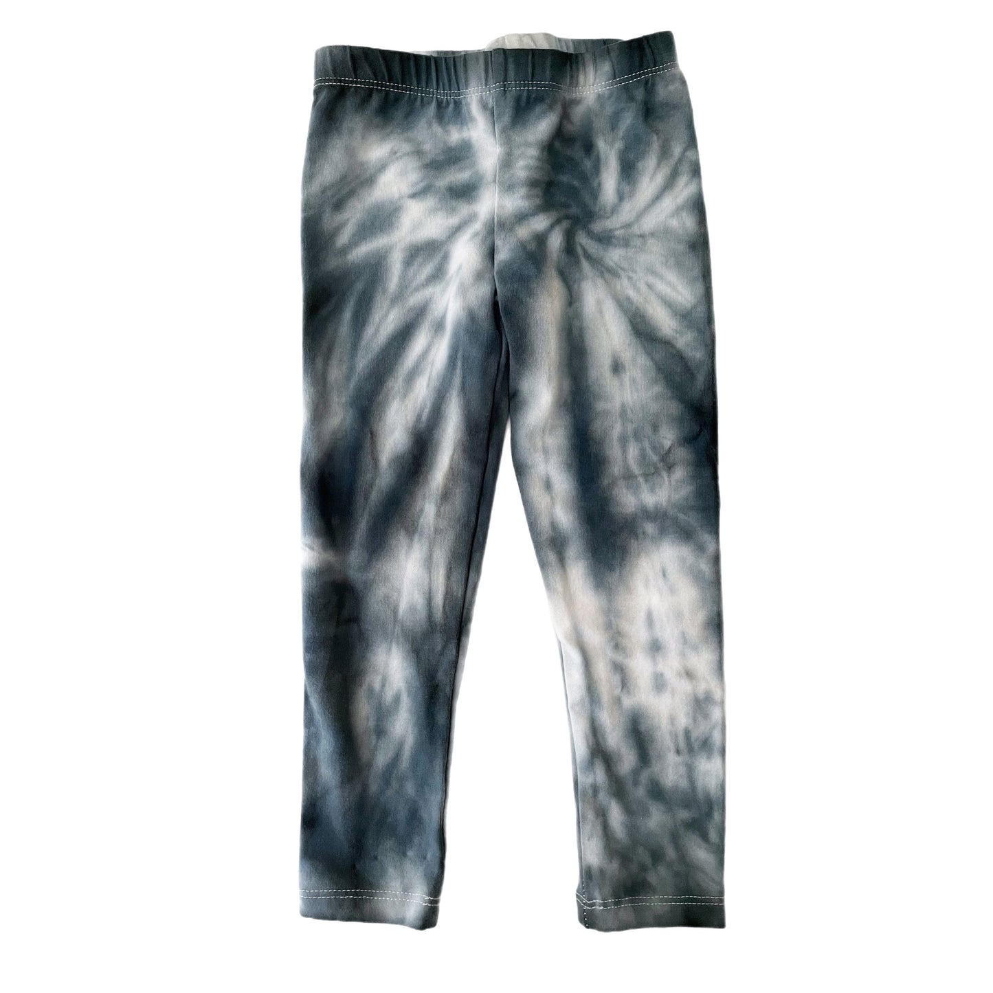 Black Spiral Tie Dye Leggings