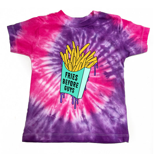 Fries Before Guys Tie Dyed T-Shirt