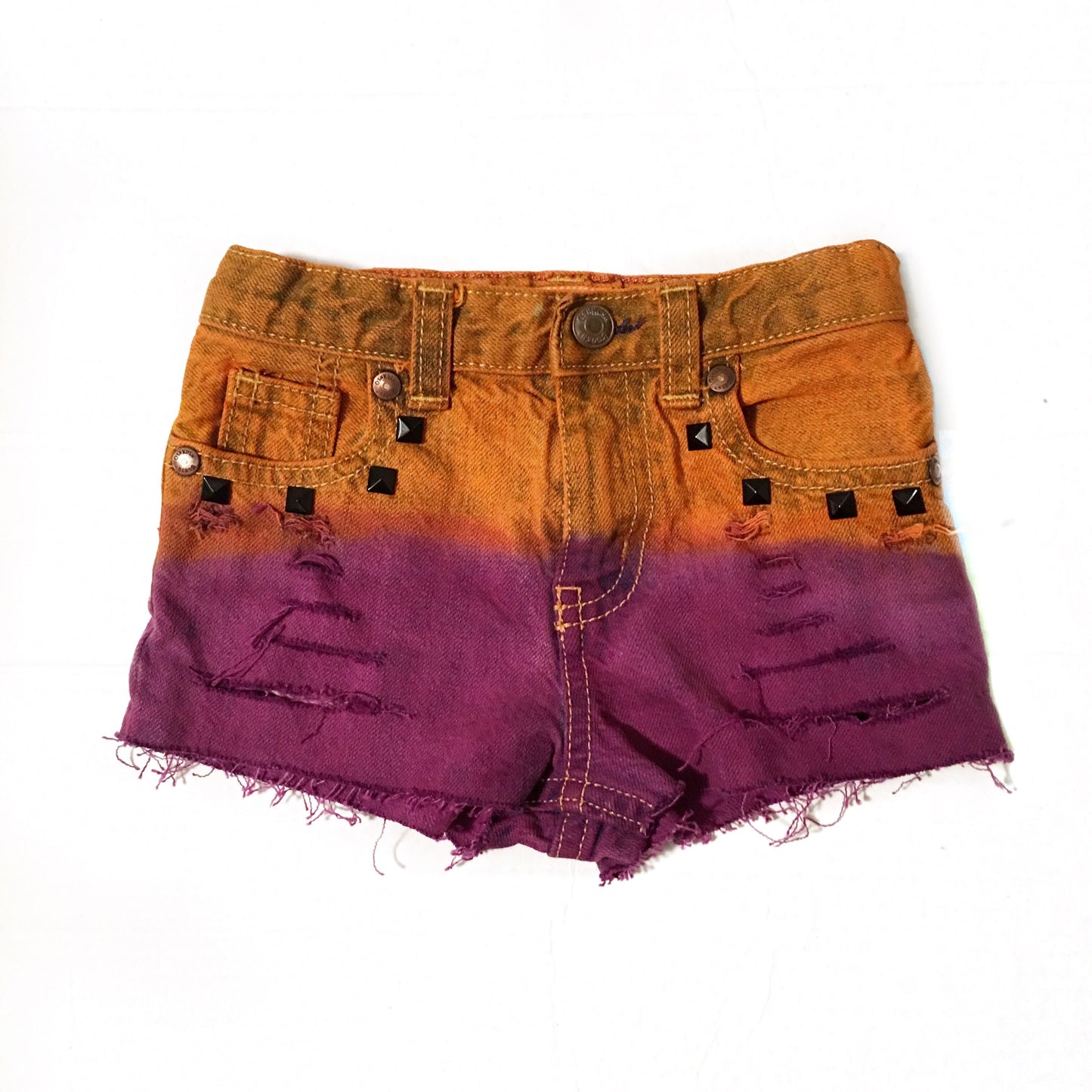 Hocus Pocus Distressed and Dyed Shorties