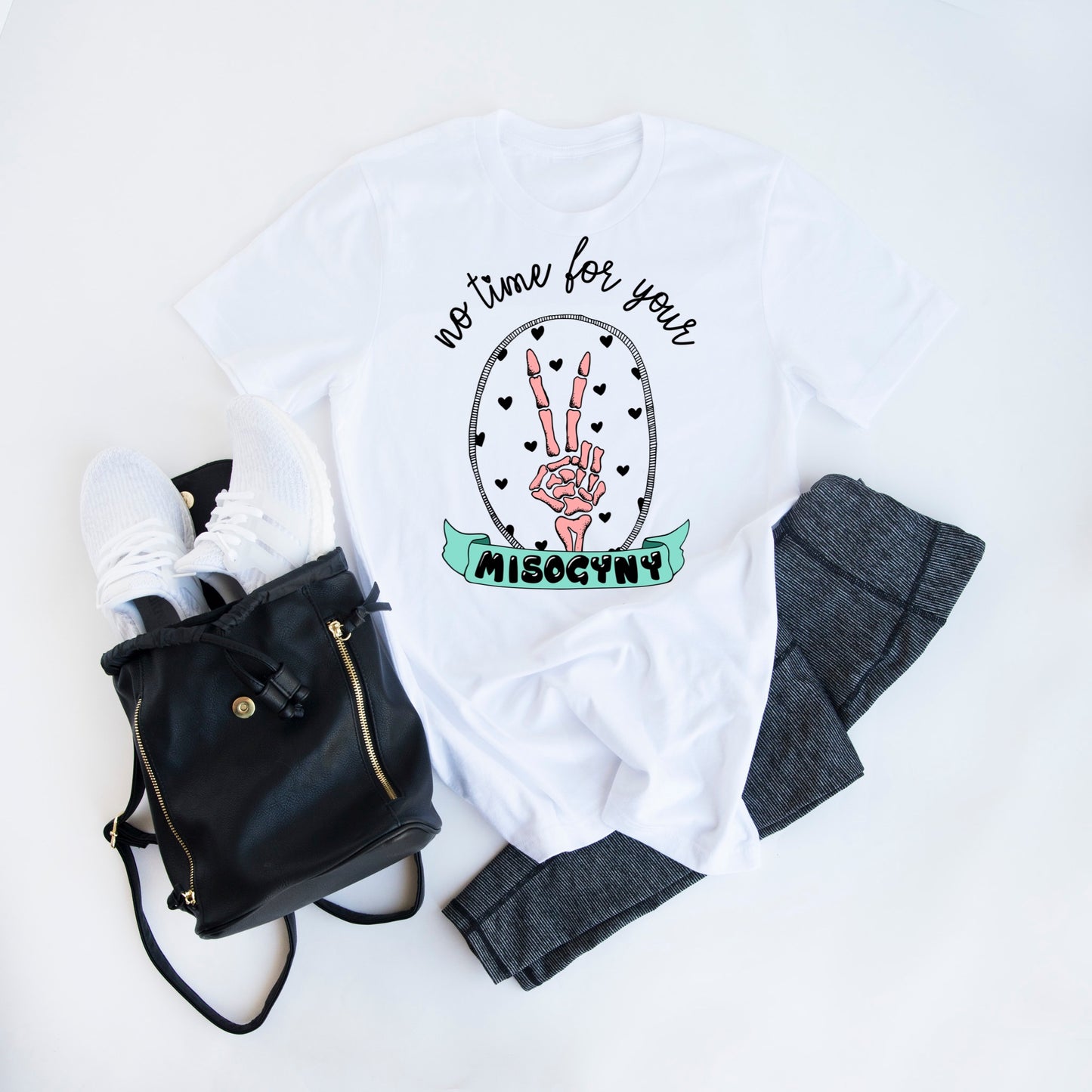 No Time For Your Misogyny Adult T-shirt