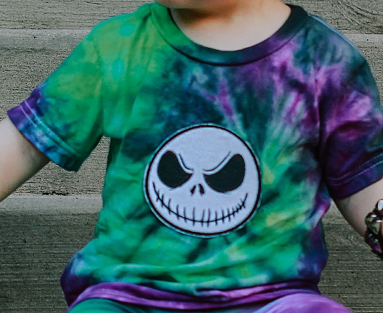 Pumpkin King Tie Dye Patch Tee