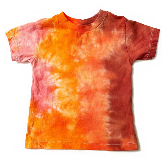 Orange Monochrome Tie Dye T-Shirt