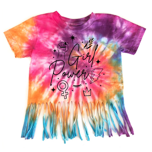 Girl Power Tie Dye T-Shirt