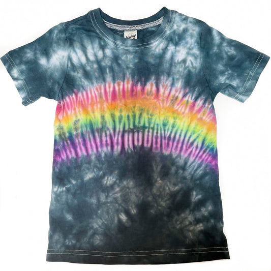 Black Rainbow Tie Dye T-Shirt